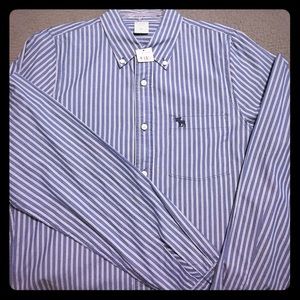 Amber Crombie & Fitch men’s button dress shirt